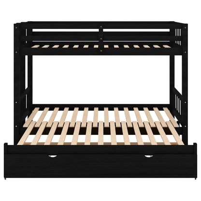Espresso Dream Twin Trundle Bunk Bed