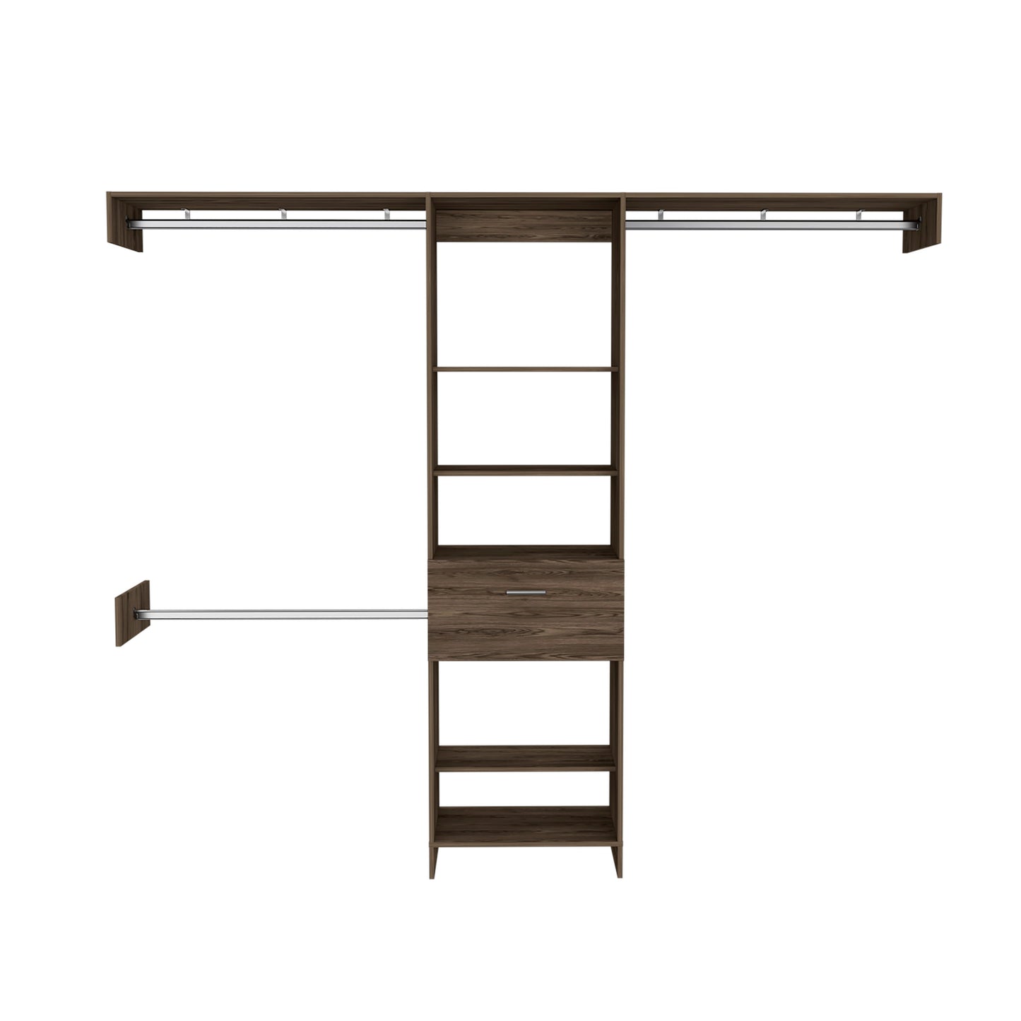 Walnutwood Closet Organizer