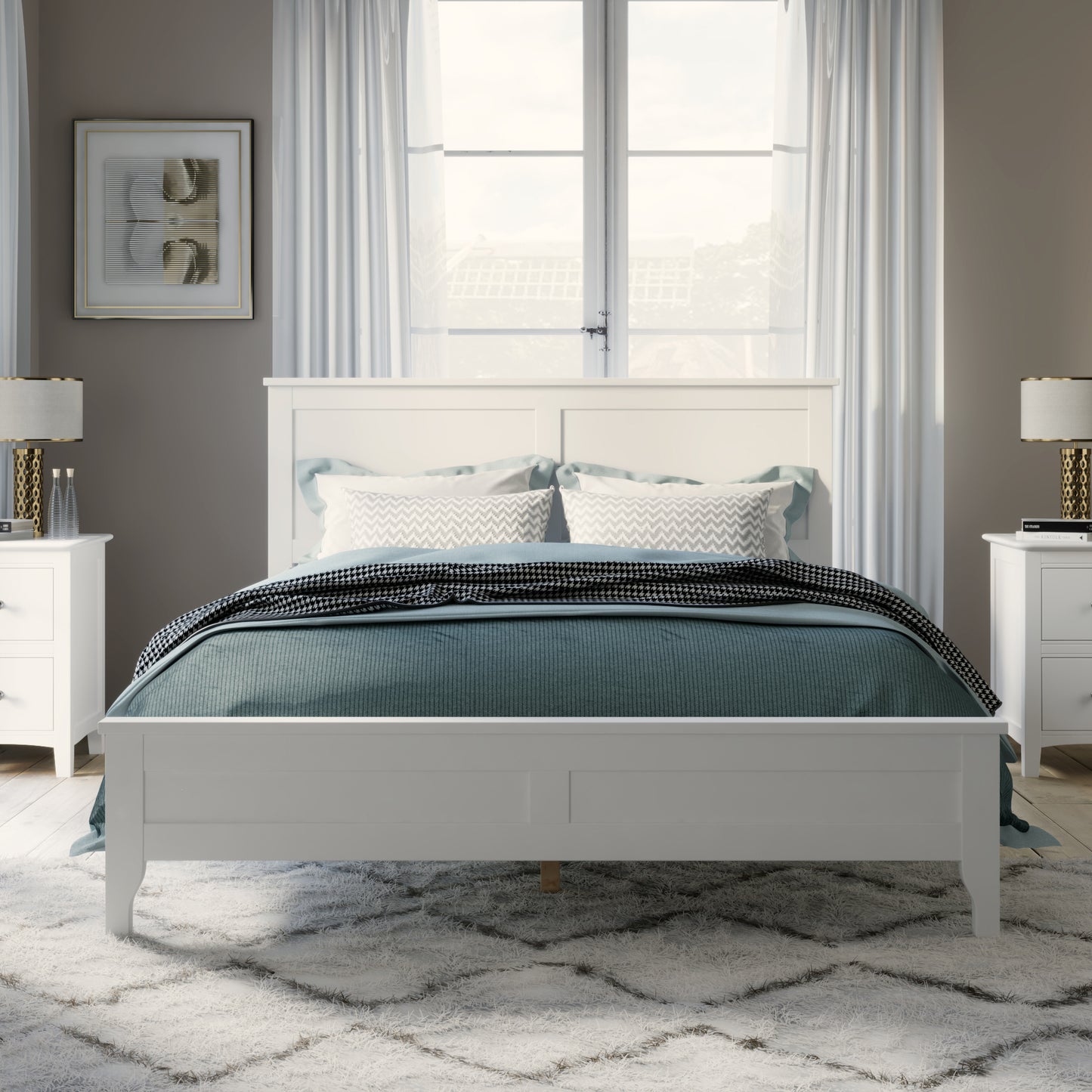 Elegant Dreams King Platform Bed