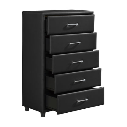 Elegant Ebony Chest of Drawers