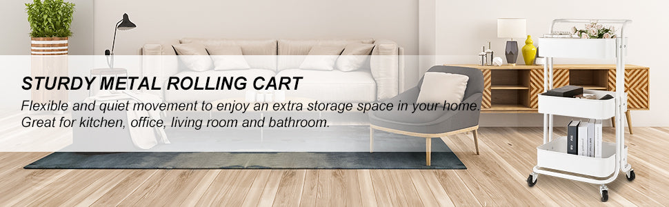 Rolling Craft Cart Deluxe