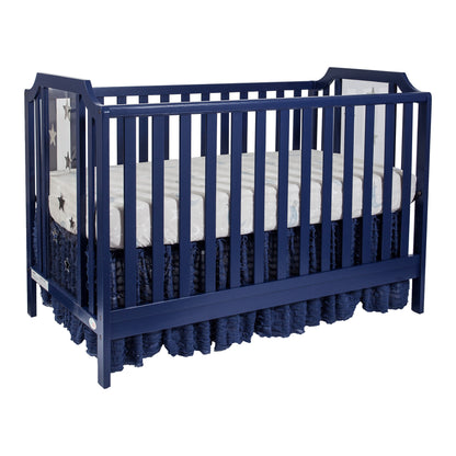 Nautical 3-in-1 Convertible Island Crib - Navy Blue
