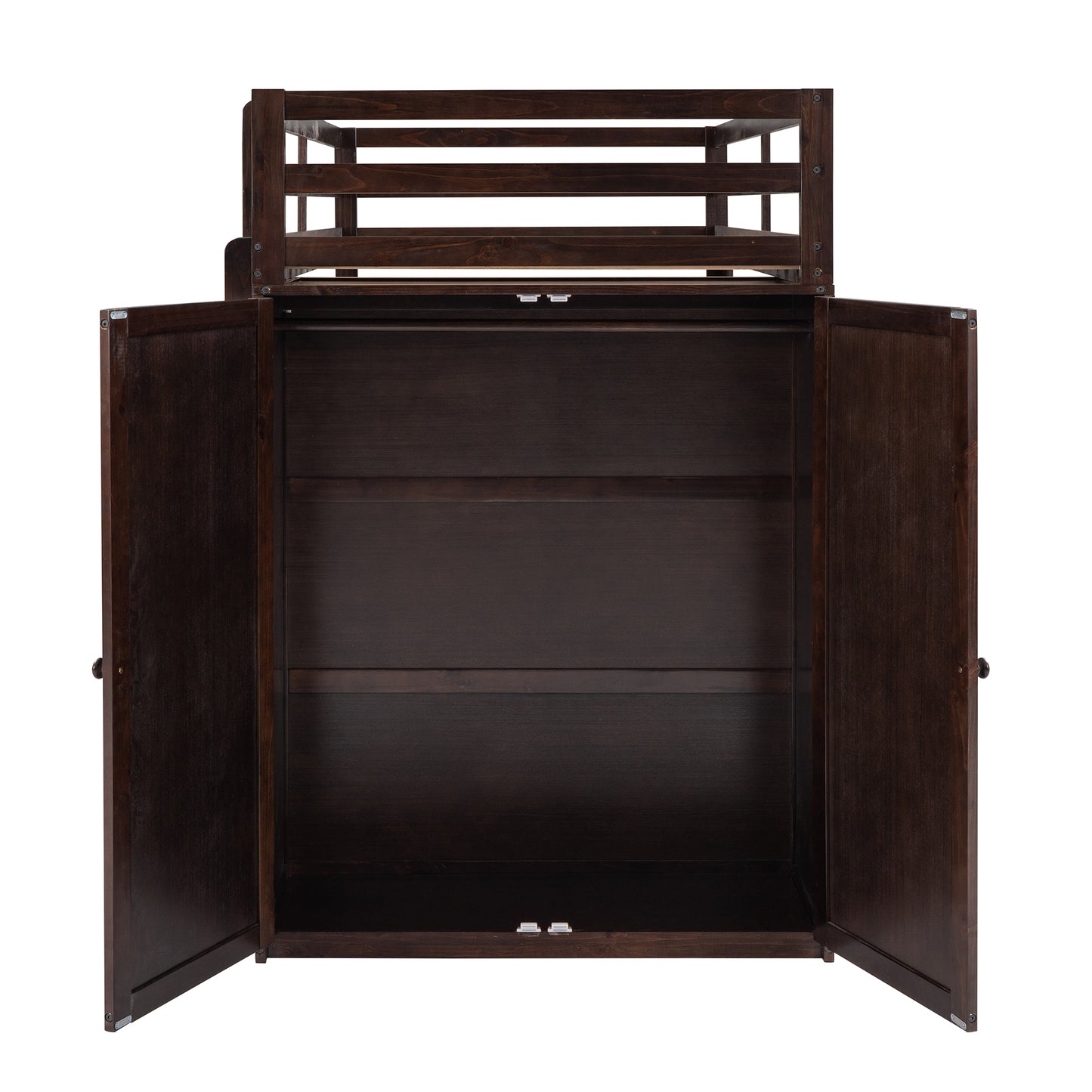 Espresso Haven Loft Bed