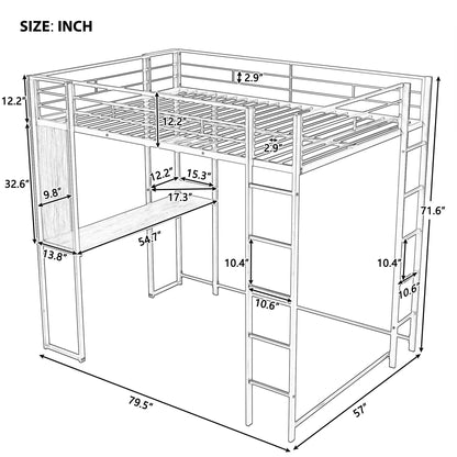 Modern Edge Loft Bed