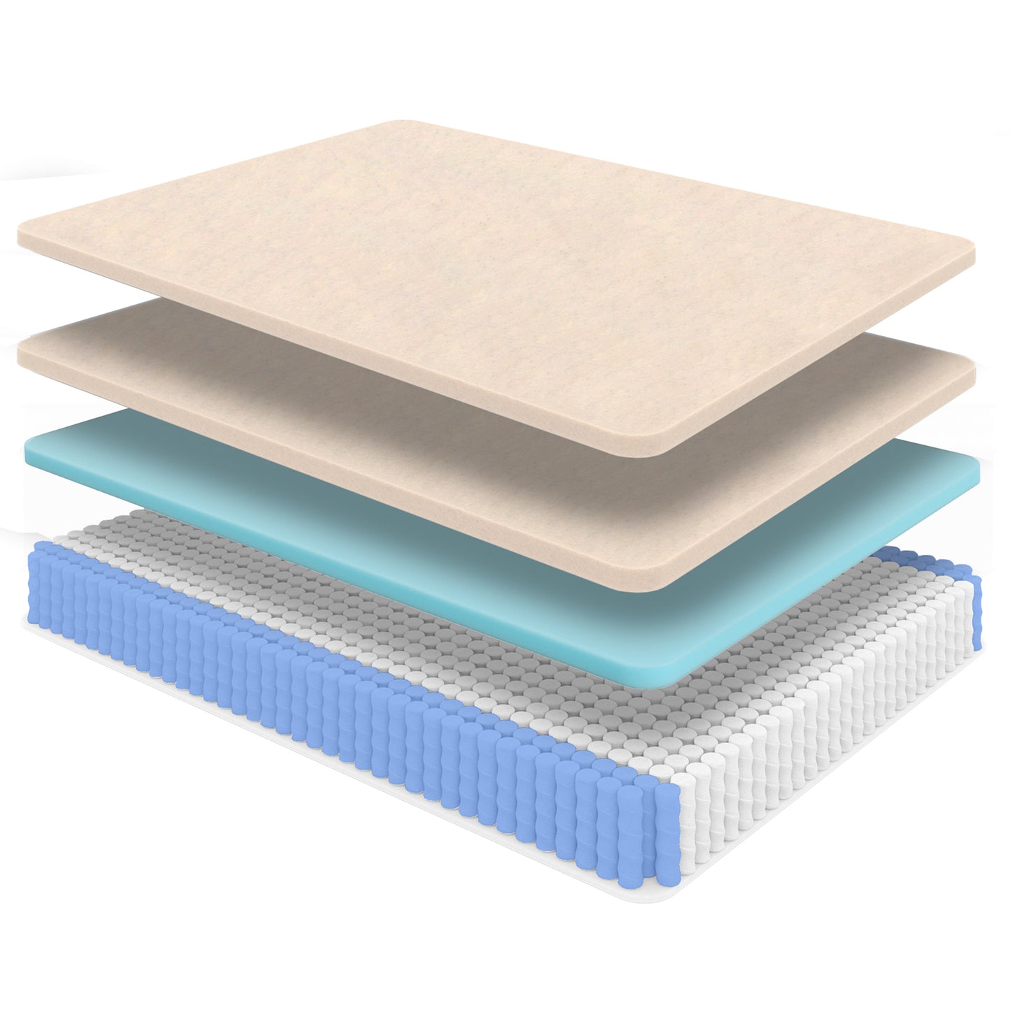 Nova Lux Copper Cool Hybrid Firm Feel 14" Mattress - Twin