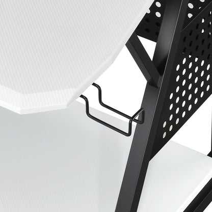 Harmony Willow Melody Desk White & Black