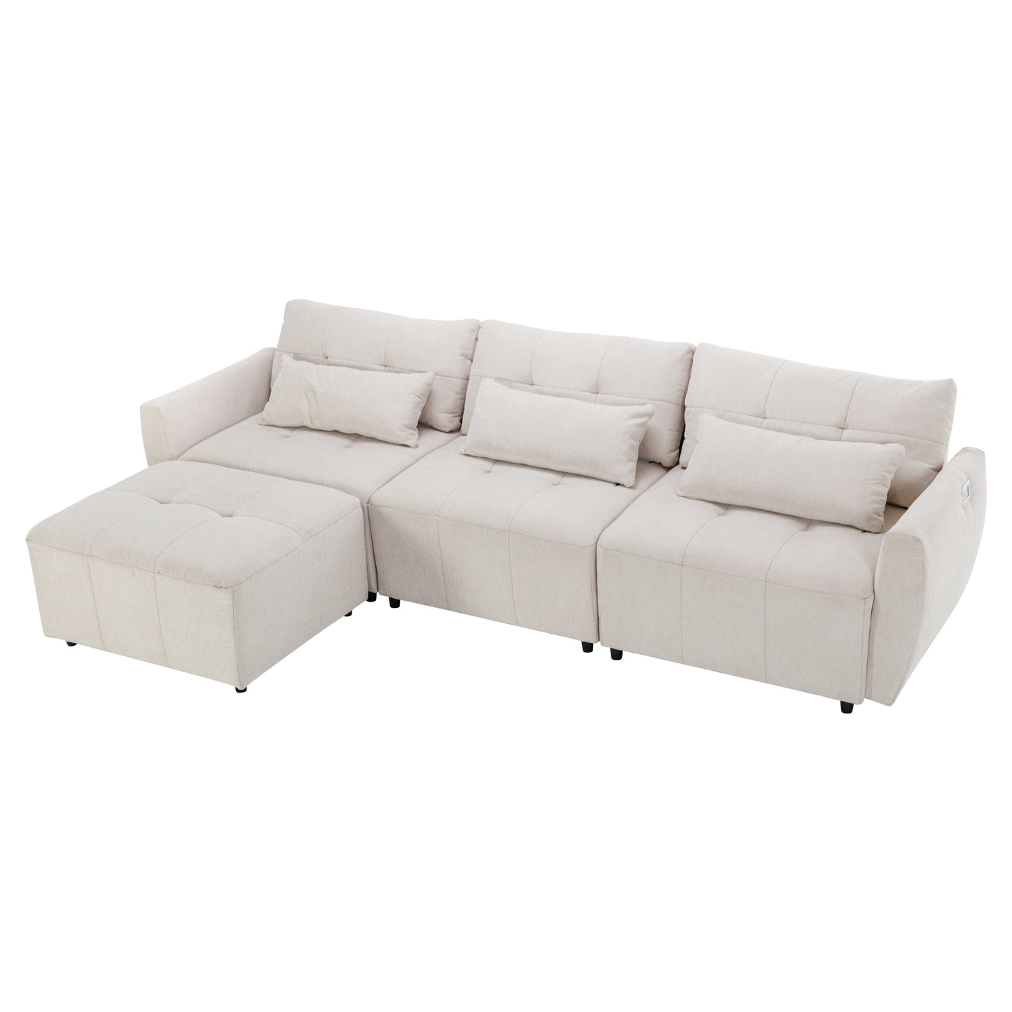 Luxury Comfort Convertible Sectional Sofa