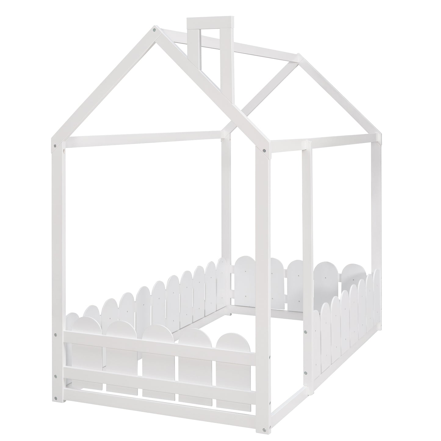 Dreamland Haven Twin Size Wood Bed House