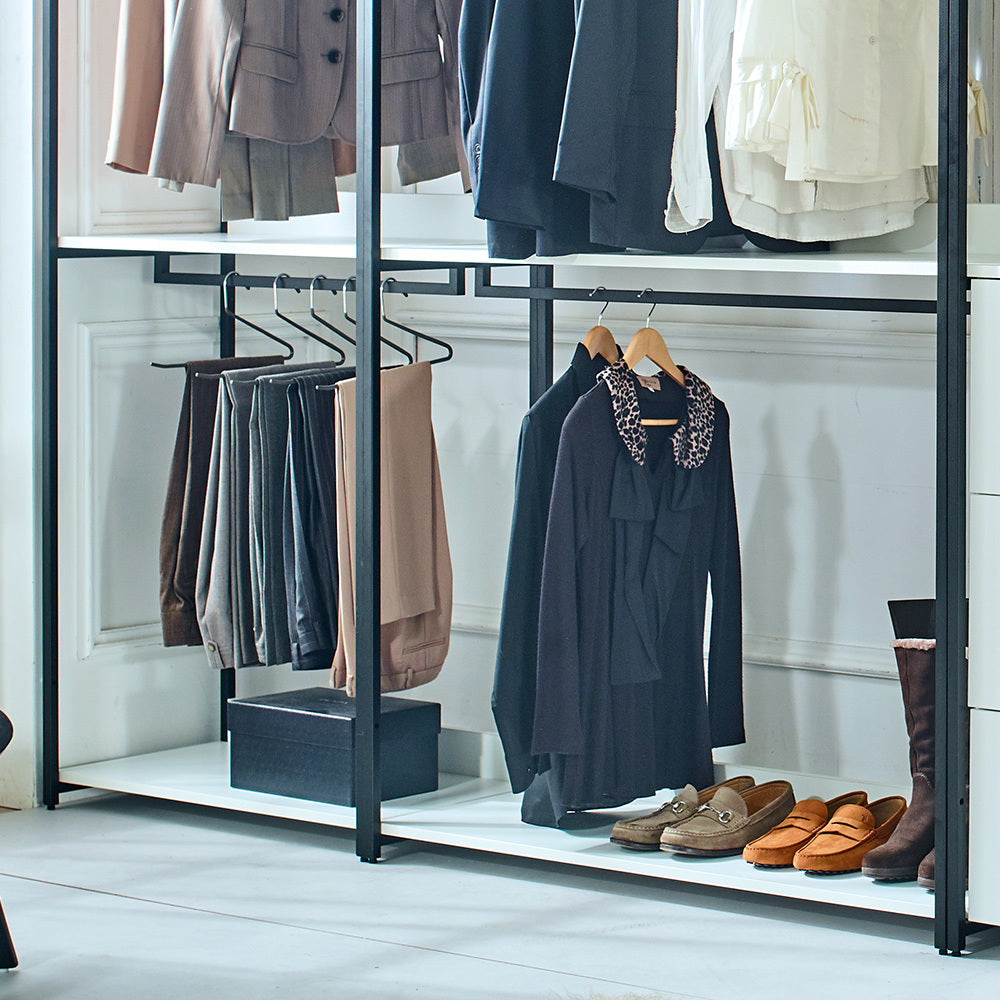 EleganceWood Walk-In Closet Organizer