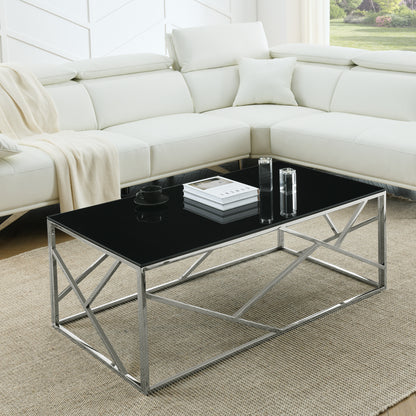 Chrome Glass Coffee Table