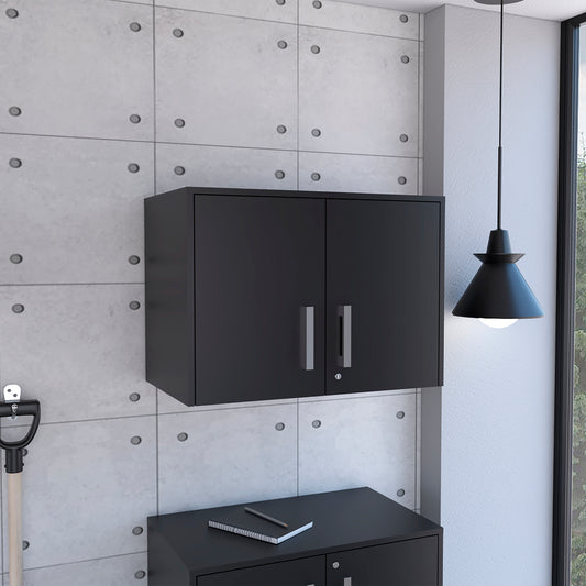 Medford 2 Drawer Cabinet - Black