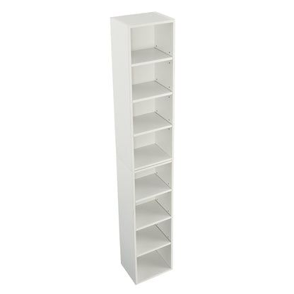 Slim Storage Cabinet - White