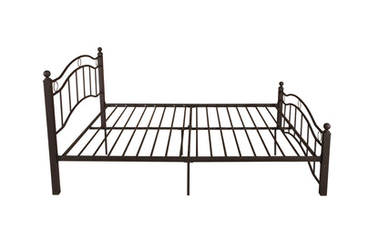 Royal King Size Metal Bed Frame - Bronze