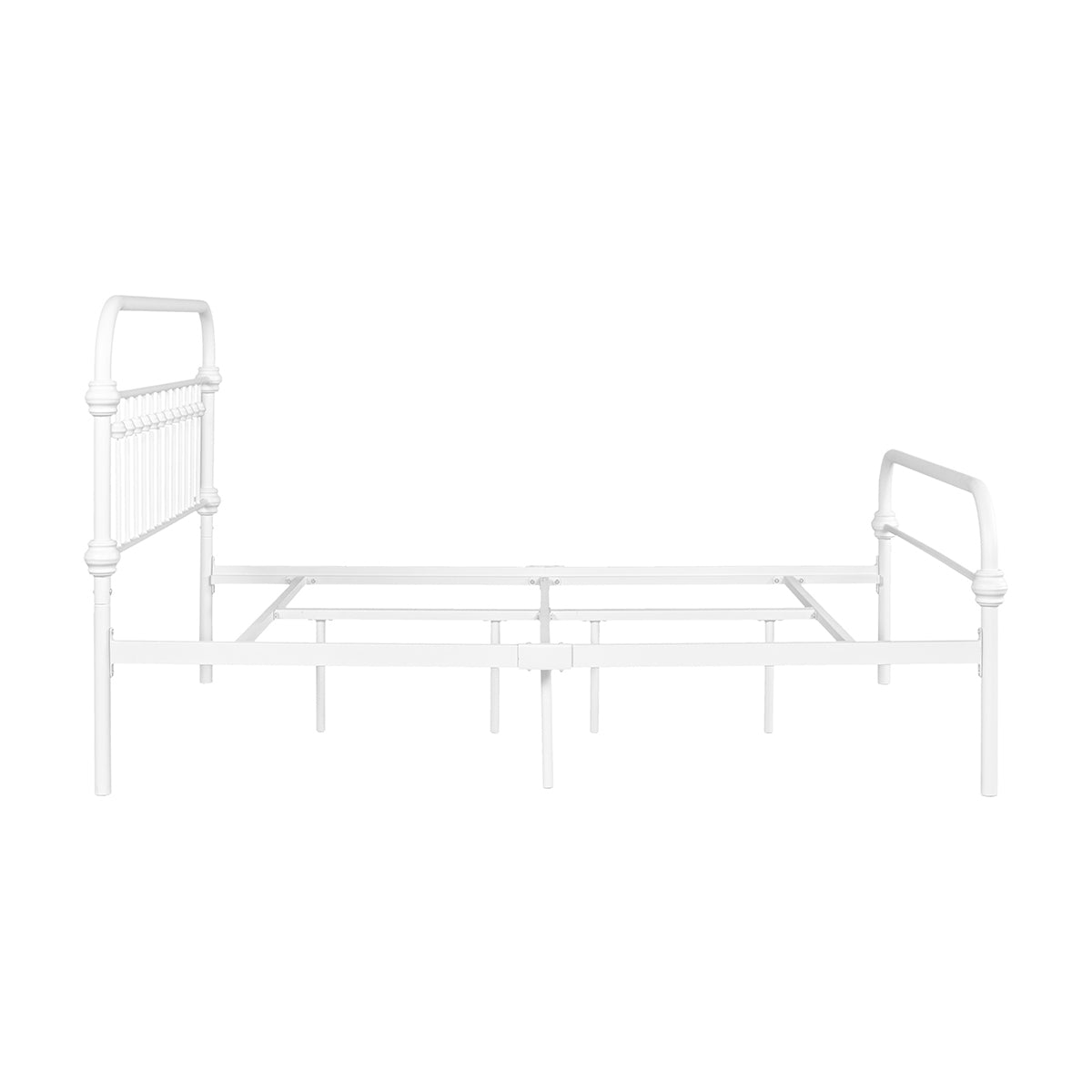 ElegantDream Full Size Metal Bed Frame -White