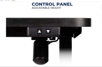 Whole Piece Electric Standing Desk 48 x 24 Inches Height Adjustable Desk
