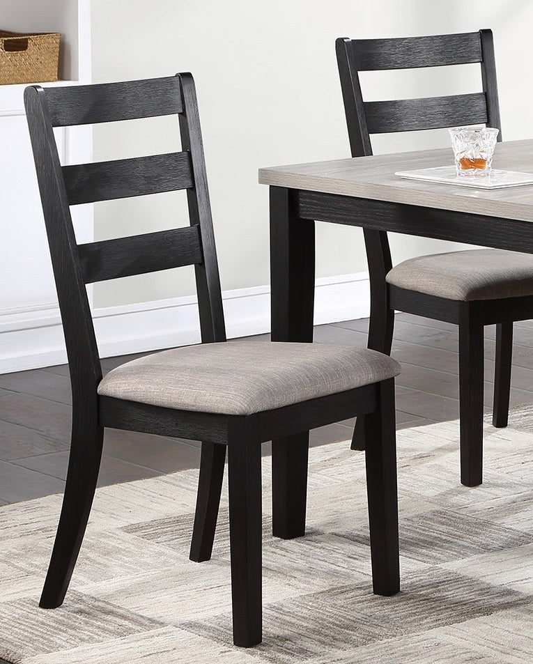 Elegant Ebony 5pc Dining Ensemble