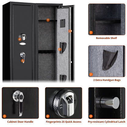 Fingerprint unlock Gun Safe