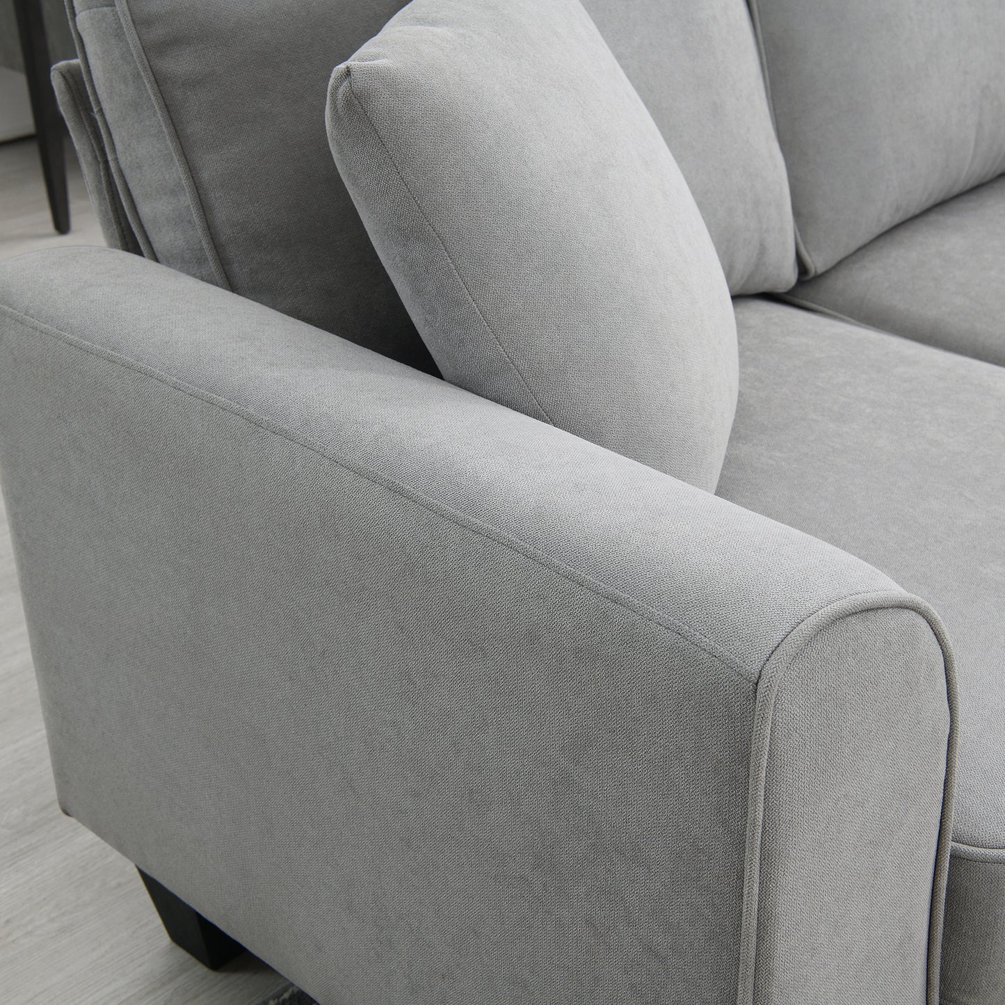 Elegant Comfort U-Shape Sectional Sofa Set