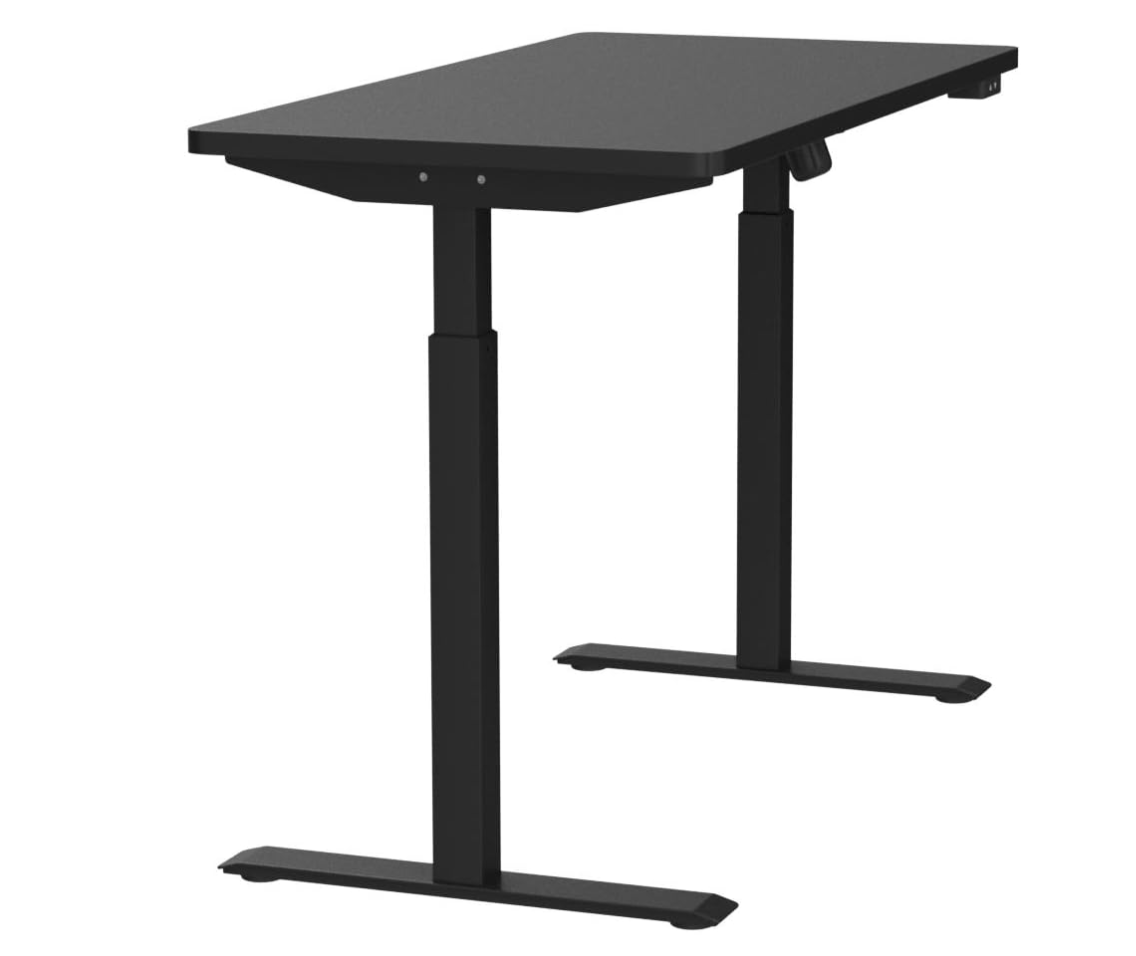 Whole Piece Electric Standing Desk 48 x 24 Inches Height Adjustable Desk