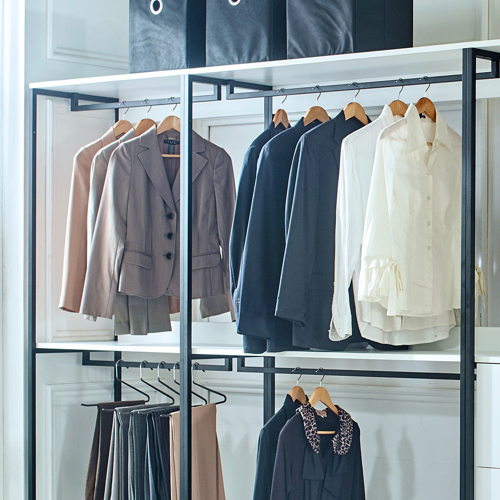 EleganceWood Walk-In Closet Organizer