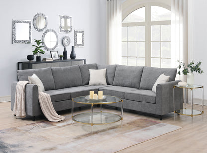 Luxury Comfort Living: Modern L-Shaped Sectional Sofa
