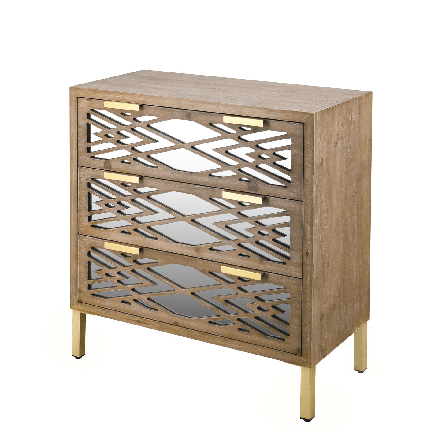 Vintage Reflections Wooden Storage Cabinet