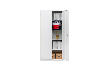 Space Max Storage Cabinet - White