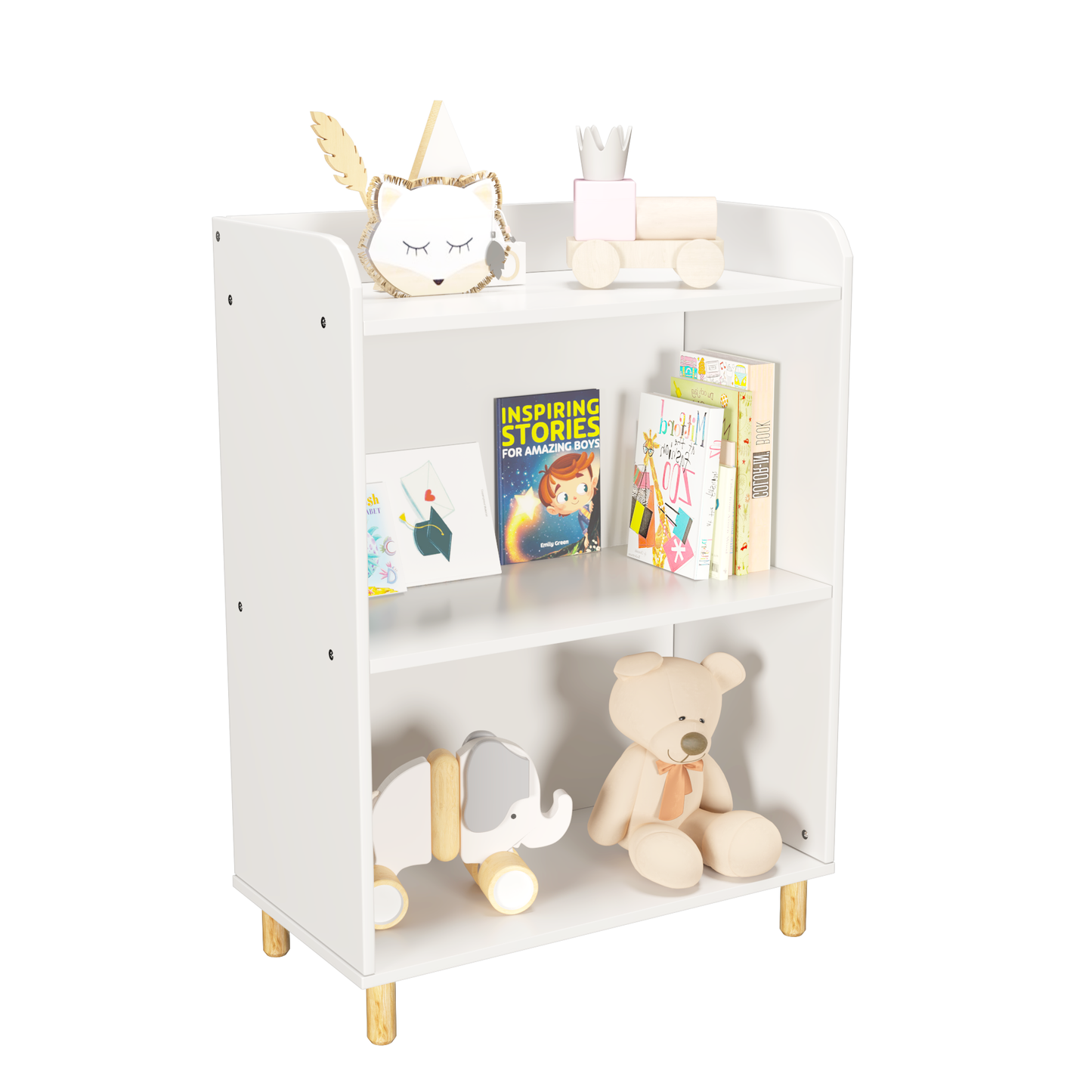 Kid Bookshelf Toy Storage Cabinet