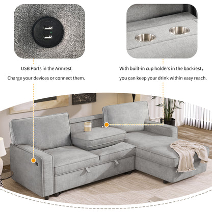 Comfort Max Sleeper Sectional Sofa