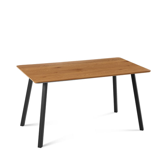 Elegant Metal-Framed Dining Table