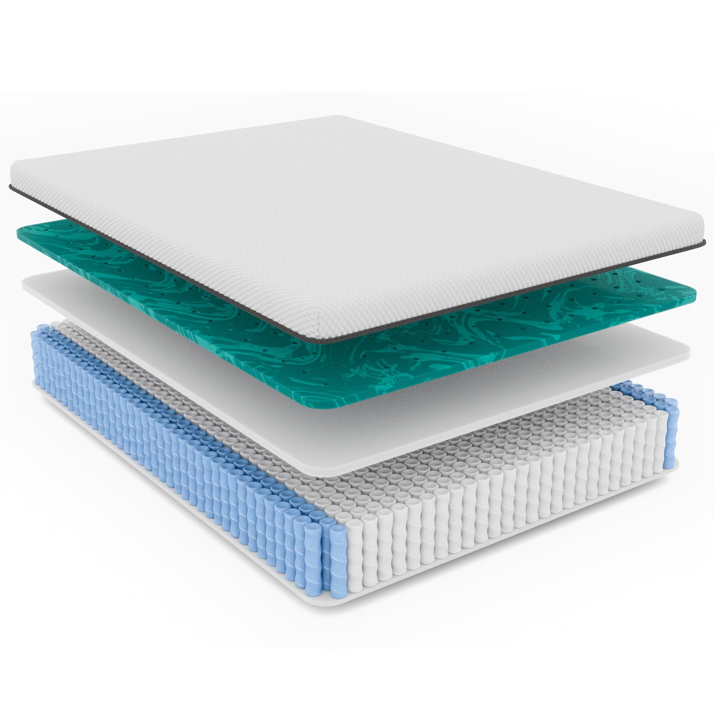 Landon Copper Cool Hybrid Medium Feel 12" Mattress - Twin