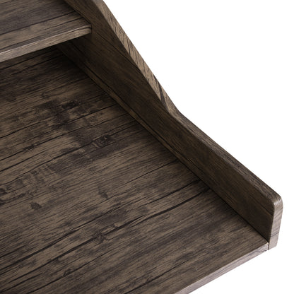Cubi Computer Desk - Beige & White