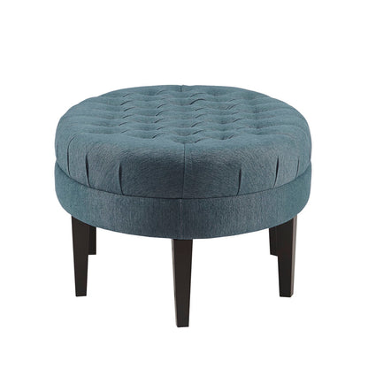 Surfboard Tufted Ottoman - Blue