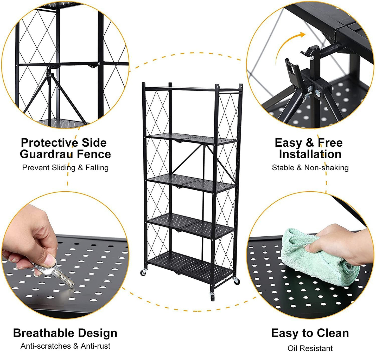 Smart Rack 5-Tier Mobile Storage System