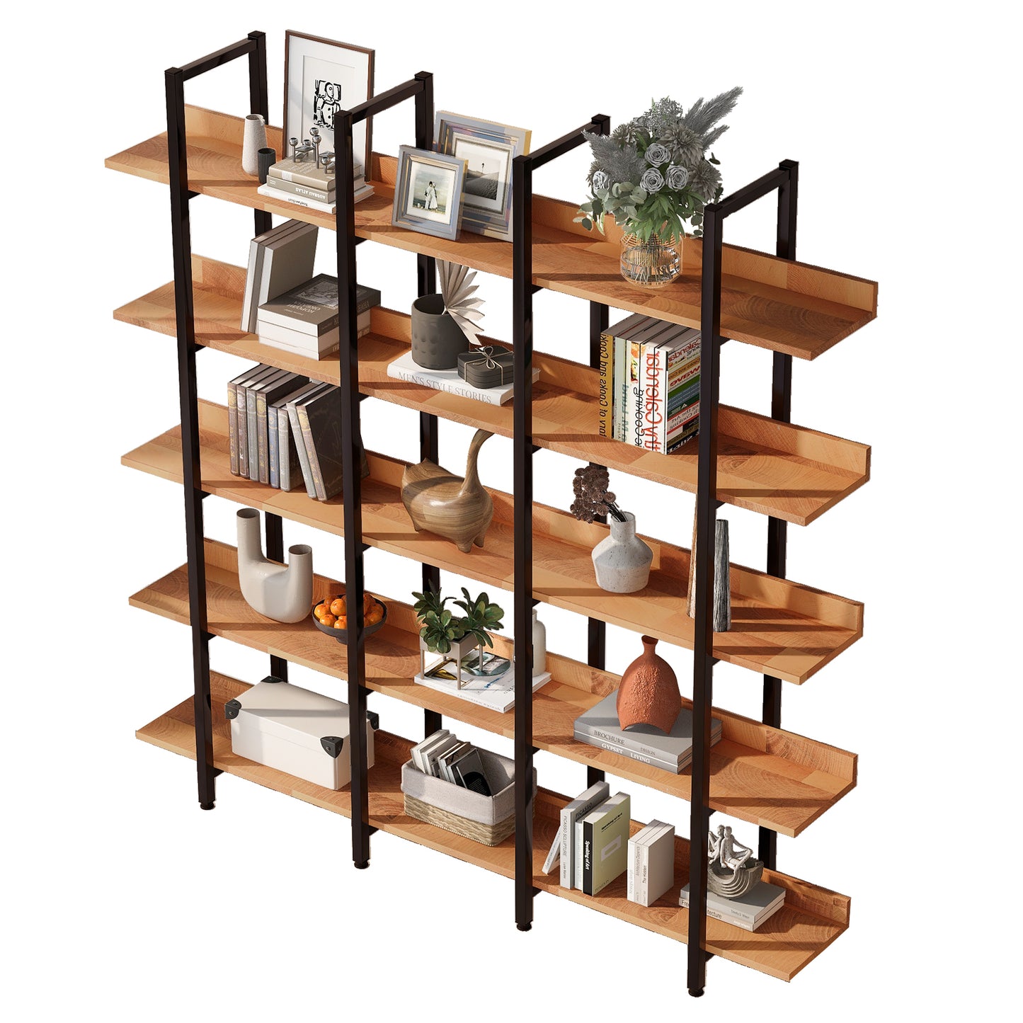 Vintage Metal Bookshelf