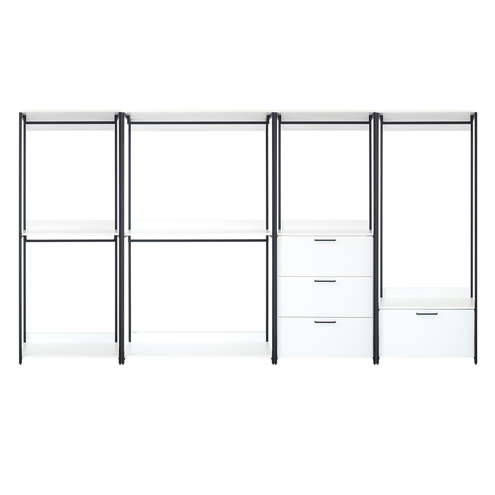 EleganceWood Walk-In Closet Organizer