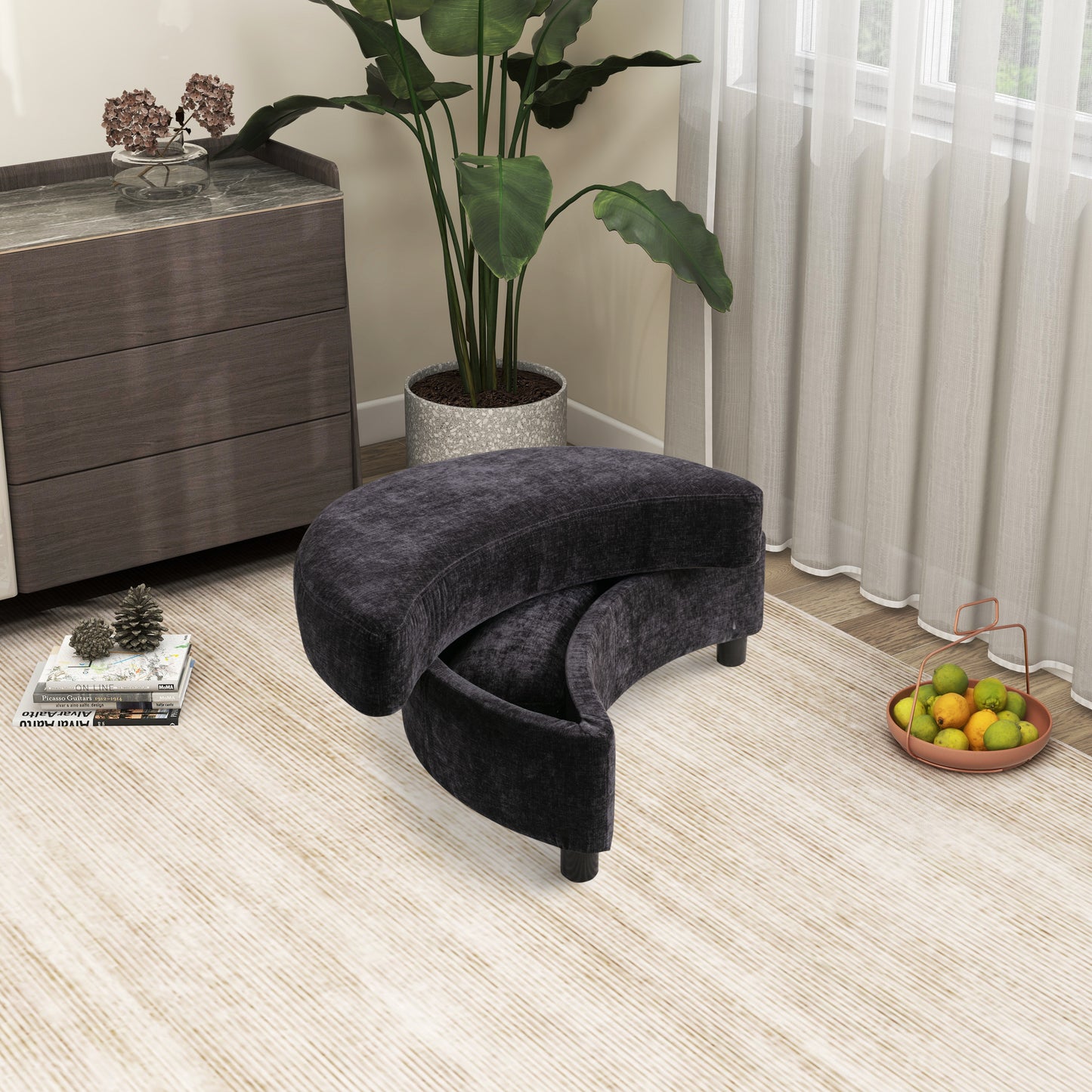 Moonlight Storage Ottoman