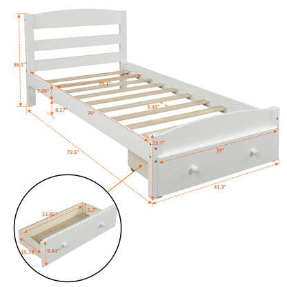White Haven Twin Bed Frame