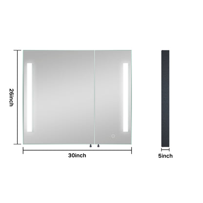 Elegant Reflections LED Medicine Cabinet