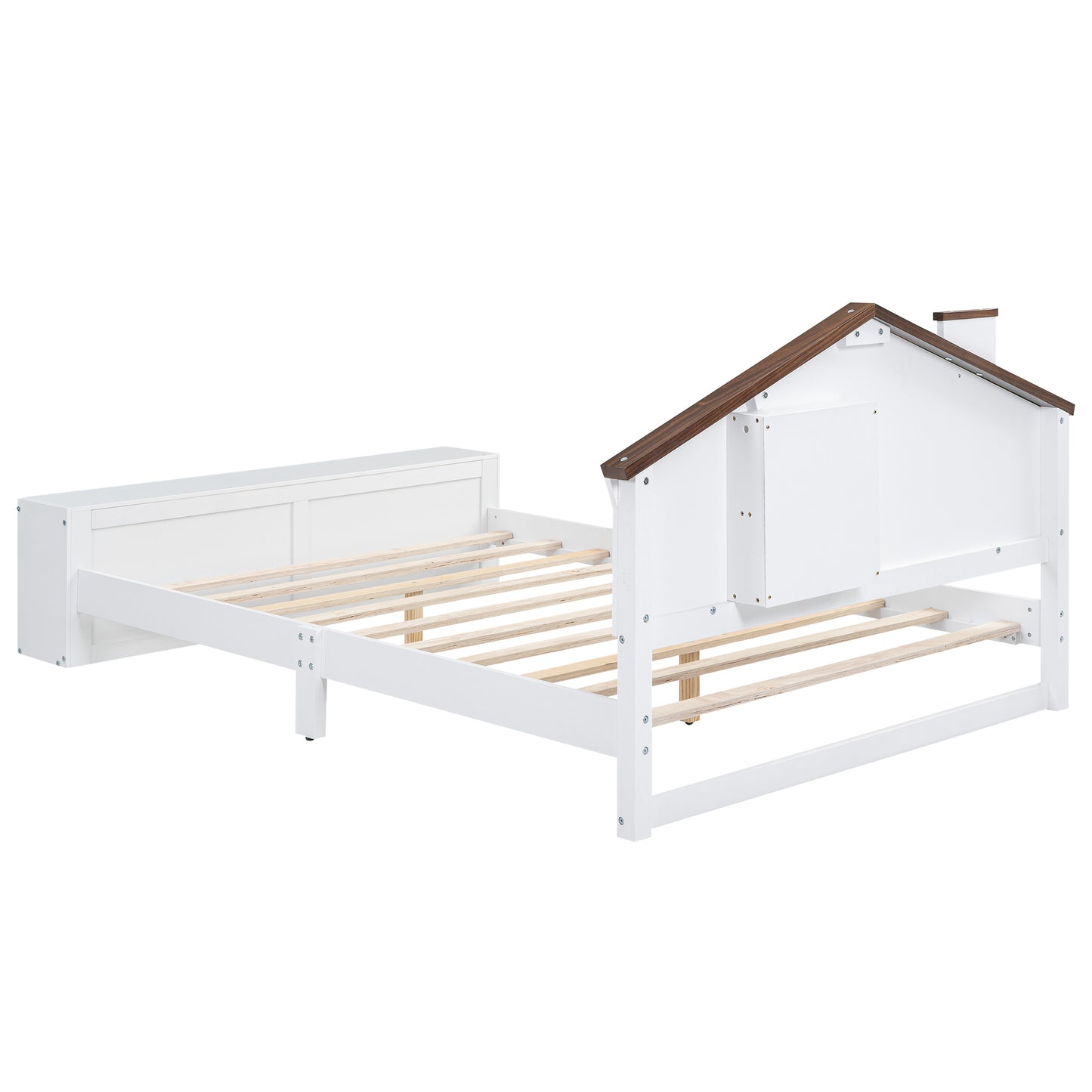 Luminous Haven Storage Bed