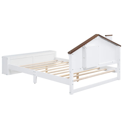 Luminous Haven Storage Bed