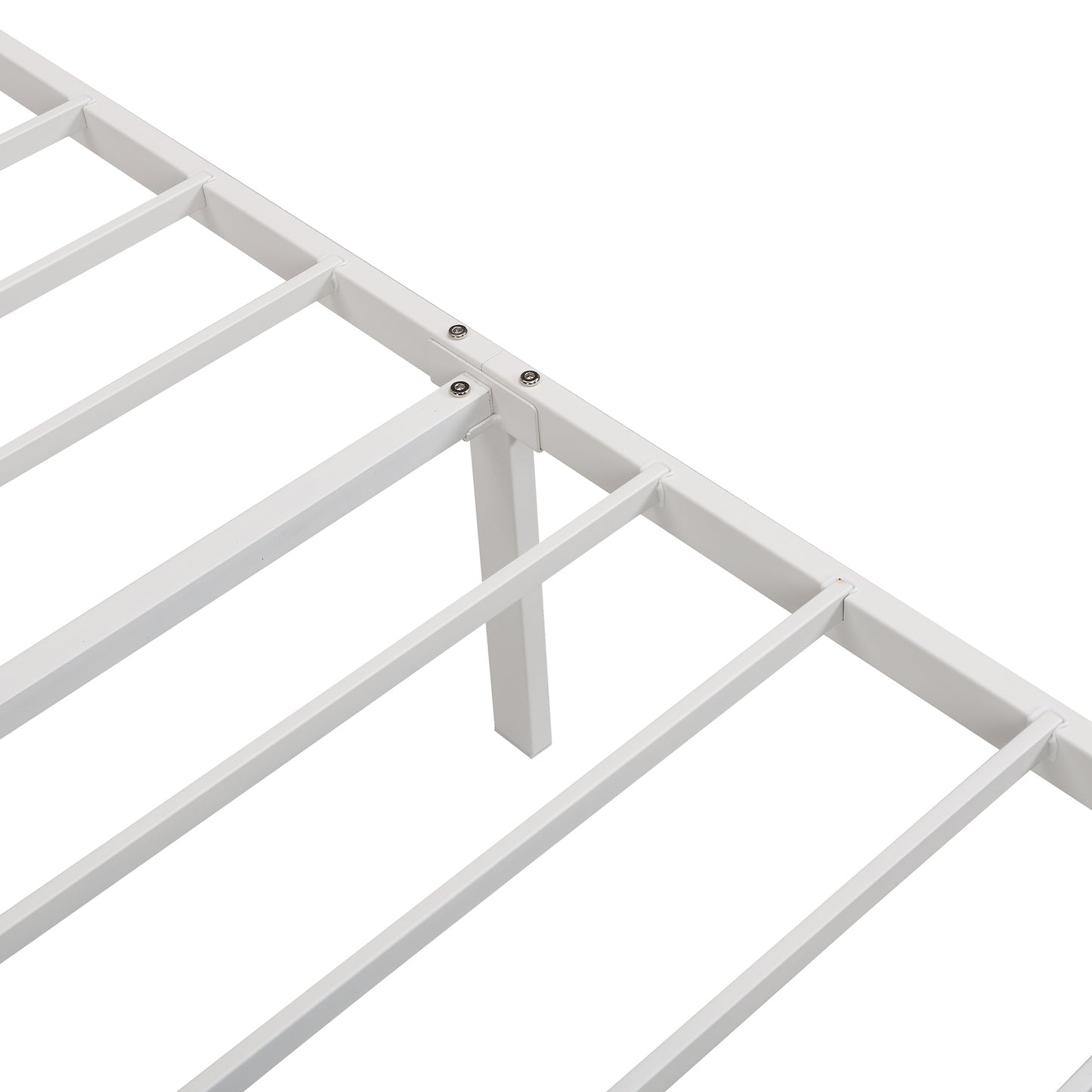 Apex Full Size Storage Bed Metal Platform Bed with Drawer - Beige