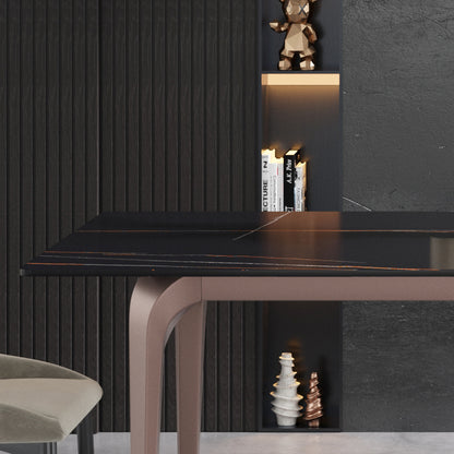 Elegant Ebony Dining Table