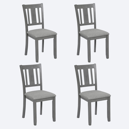 Payton Dining Chairs with Padded Seat (Set of 4) - Gray