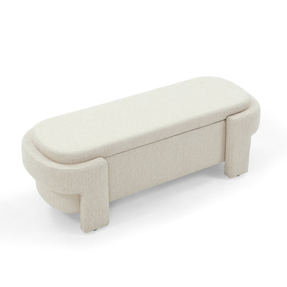 Elegant Haven Linen Storage Bench