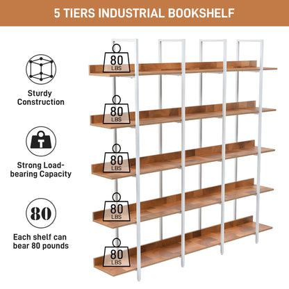 Vintage Industrial Style Shelf - Brown