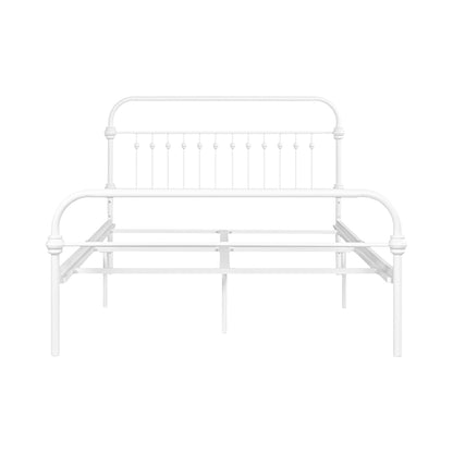 ElegantDream Full Size Metal Bed Frame -White