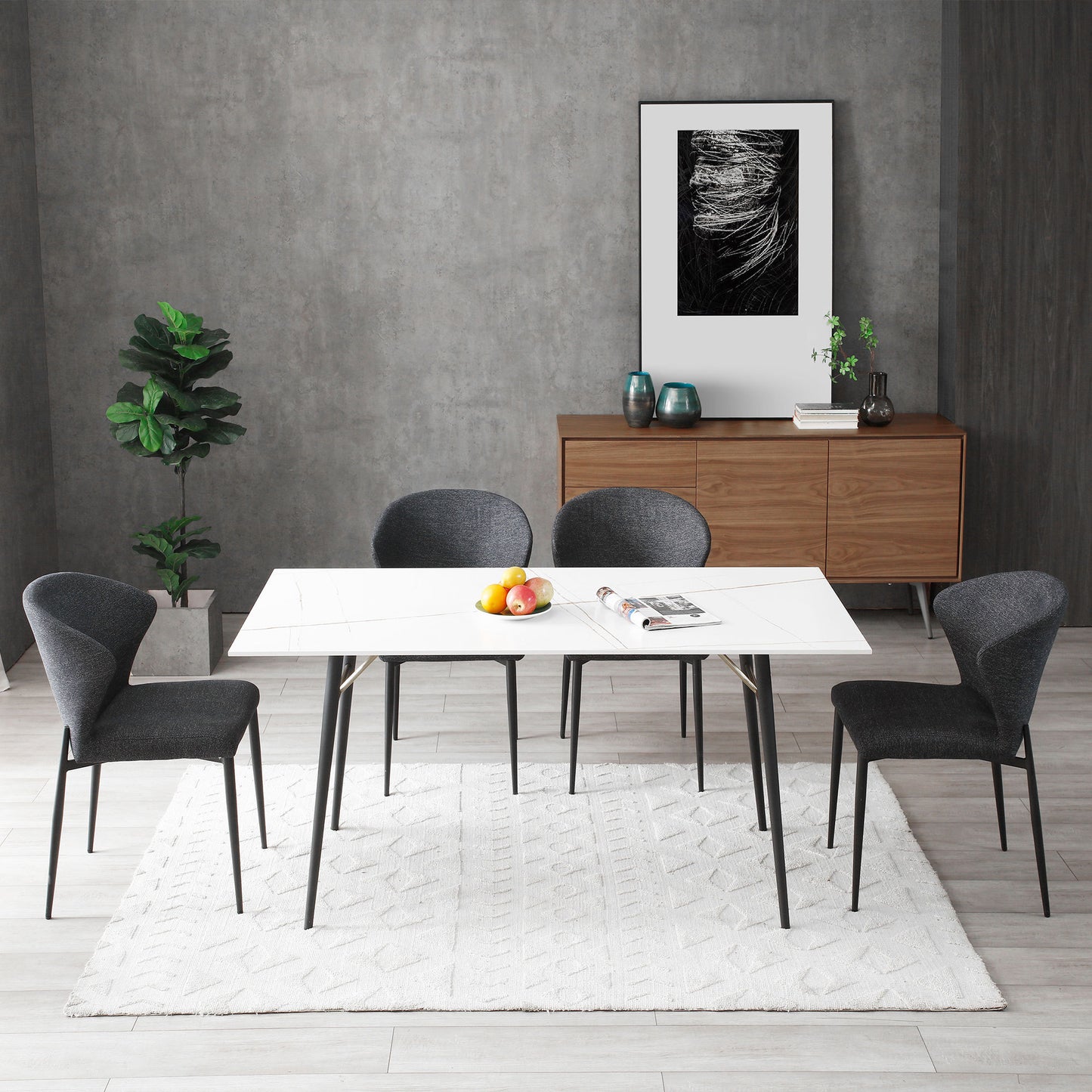 Elegant Porcelain Dining Table