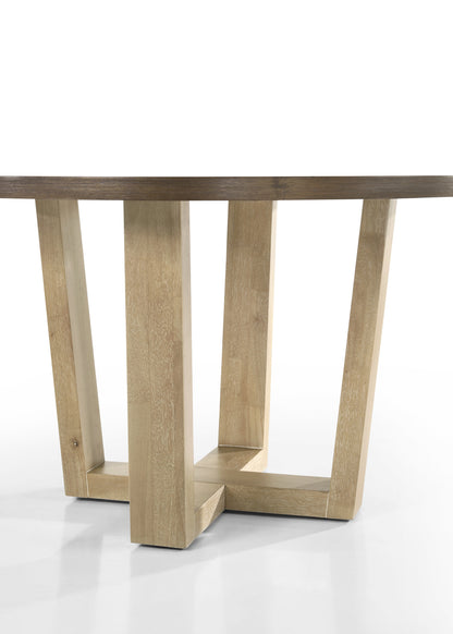 Elegant Harvest Round Dining Table