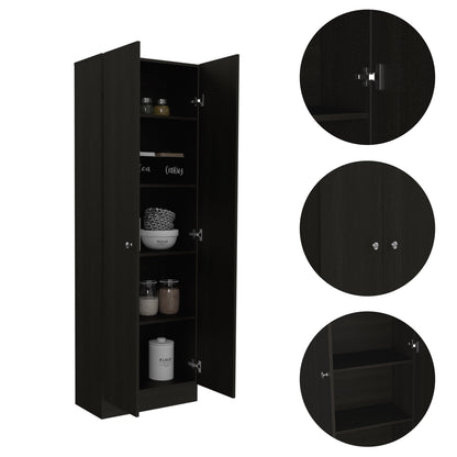 Max Storage Pantry Cabinet - Black